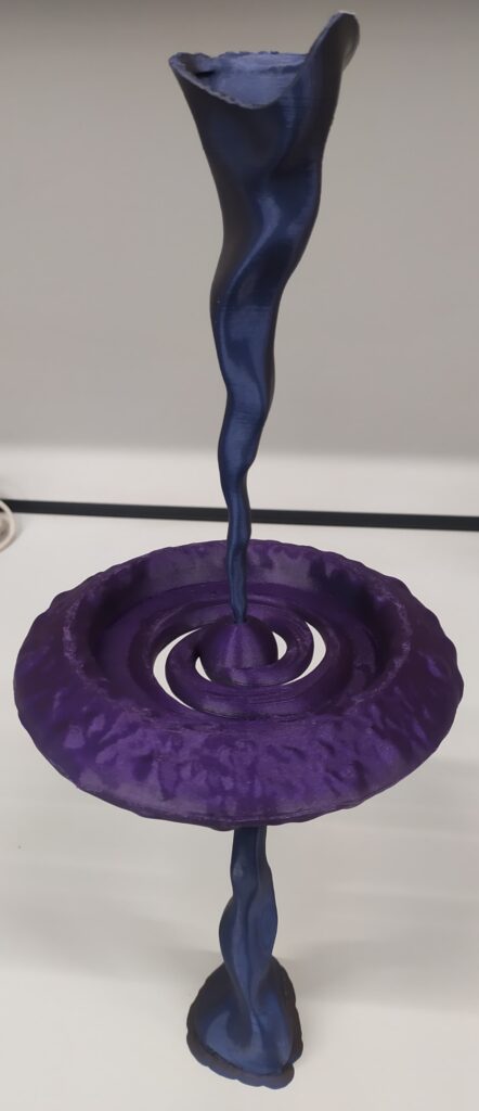 3D model of an active galactic nucleus / Modelo 3D de un núcleo de galaxia activo